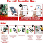 Sound Module, Support Bluetooth & MIC Recording Audio, 8MB Voice Chips with Speaker,8 Min Easy Sound Recording Chip for Personalized Greetings, DIY Projects, Holiday Crafts ect.