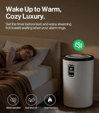 Evenchic Towel Warmer, 20L Hot Towel Warmers for Bathroom with 24H Timer, Temperature Adjustable, LED Display, Auto Shut Off, Even Heated for Oversized Towels, Bathrobes, Blankets