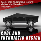 Futuristic Pickup Truck Bluetooth Speaker with LED Display Screen – Practical Gift Choice for Car Model Fans & Audio Users, TWS Stereo, FM Radio, USB/TF Playback, Front LED Headlights, Mic(Black)