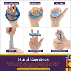 Special Supplies Therapy Putty for Kids and Adults - Resistive Hand Exercise Stress Relief Therapy Putty Kit, Set of 4 Strengths, Three Ounces of Each Putty (Ocean Colors)