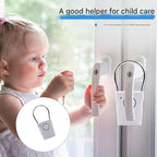 Wireless Door and Window Safety Sensors, Touch Vibration Detection, 120 Alarm Sound, Three Alarm Modes for Burglar Alarm System at Home