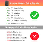 Replacement Voice Remote Control with Power and Volume Control fit for Fire-Smart TVs Stick 4K,fit for TVs Stick,fit for (1st Ge/2nd Gen) TVs Cube,and fit for 3rd Gen Smart TVs,Not for Samsung TV