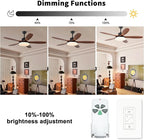 Humpptom Fan Remote Control Kit, 53T Small Size Receiver Ceiling Fan Remote Control Control for Hunter/Harbor Breeze/Westinghouse/Honeywell/Other Ceiling Fan Humpptom Mini Black