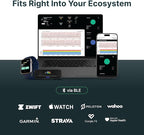Frontier X2 Smart Heart Rate Monitor Chest Strap, Wearable Heart Rate Monitor with Strain, Breathing Rate, Real Time Vibration Alerts and 20+ Fitness Activities with Continuous Heart Monitoring