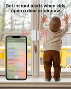 NGTeco 9-Piece Home Security Alarm Kit, Wi-Fi Home Security System with 4.3" Touchscreen, Motion Sensor, 5 Entry Sensors, Window and Door Protection - No Contract, Compatible with Alexa & Google
