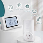 DIGITEN Wireless Thermostat WTC100 Pro Temperature Controller for Cooling & Heating, Remote Controlled Outlet, Easy-to-Use and Non-Programmable Plug in Thermostats for Home
