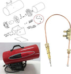 lrnyso heaters Thermocouple 13 3/4" 113884-01 26654 fits Desa, Reddy, All-Pro, Universal, NR, Sears, Remington Air Heaters etc