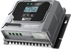 RICH SOLAR Bravo 40 | 40A MPPT Solar Charge Controller with Bluetooth – 12V/24V Auto-Detect, Lithium & Lead-Acid Battery Support for RVs, Campers & Off-Grid Systems