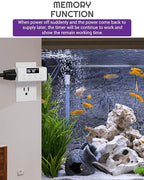Indoor Countdown Timer Outlet, NEARPOW Auto Shut Off Timers with Large Screen,Customize Countdown,Repeat and Memory Function, Plug In Timers for Electrical Outlet for Charger Lights, 3-Prong 15A/1875W