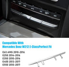 Jaronx Compatible with Mercedes Benz AC Button Trim E Class W212, Air Conditioning Climate Control Button Chrome Trim for E Class W212 E63 AMG E250 E350 E400 E550 2010-2017 (Polished)