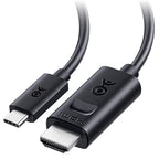 Cable Matters Unidirectional USB C to HDMI 2.1 Cable - 10ft, Support 4K@240Hz and 8K@60Hz, HDR - Thunderbolt 4, Thunderbolt 5, USB 4 Compatible with MacBook Pro, XPS, ThinkPad - Max 4K@60Hz on macOS