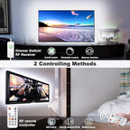 MY BEAUTY LIGHT LED Strip Lights White,65.6ft Dimmable LED Light Strip with RF Remote,1200 Bright 6500K 2835 LEDs,Plug-in Adhesive Rope Lights with Timing Mode for Living Room Bedroom Kitchen