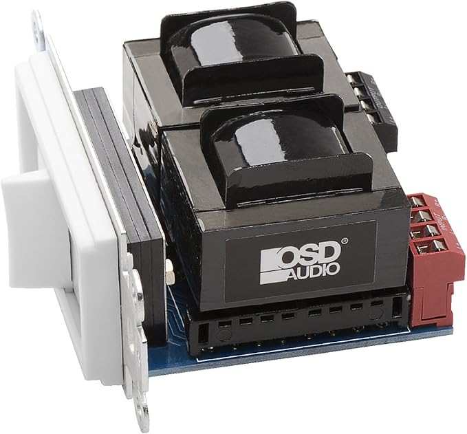 OSD Audio 300W Sleek, Modern, Minimalist Design in Wall Volume Control, Slider Black Impedance Matching SLS300