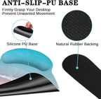 Britimes Blue Turquoise Ocean Keyboard Mouse Pad Set Beach Summer 4in1 Large Mousepad+Keyboard Wrist Rest+Mouse Wrist Rest+Coaster Ergonomic Design for Home Office Computer 35.4x15.7 inches