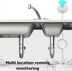 MOBI Connect WiFi Leak Alert Sensor, 24/7 Protection and Smart App Integration, Outlet Compatible, 48-inch Extension Cable (Pack of 2)