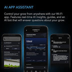 AC Infinity Controller AI+ with CO2 Sensor Bundle – AI-Powered Learning, CO2 Data Tracking for Gardens & Grow Tents, Temp, Humidity, & VPD Monitoring for Dynamic Level Adjusting, Bluetooth & WiFi App