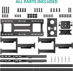 WALI Heavy Duty Full Motion TV Wall Mount Bracket for Extra Large TVs,Holds up to 220Ibs, Swivel Tilt Rotatable,Max Mounting Holes 1000x600, Fits 65 75 85 100 120 inch LED/LCD/OLED 4K/8K on Wood Stud