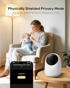 DREAME Pet Dog Camera, 1080P 3MP Indoor Security Camera Motion Detection, 5G/2.4G Dual-Band Wi-Fi, Physical Privacy Mode, Night Vision, 2-Way Audio, Cloud & SD Card Storage, Works with Alexa & Google