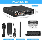 4 Channel Bluetooth Amplifier, 50W x 4 Audio Power Amp, Hi-Fi Home Stereo Speaker Receiver [Douk Audio M4]