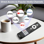 Only for Voice Replacement Hisense-TV-Remote-Control, for Hisense-Google-Smart-TV-4K LED QLED UHD ULED
