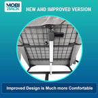 Electric Lifting Backrest for Bed by Mobi-Back, Medical Back Pillow with Electric Pump System, Used by Pregnant Women, Elderly for Sit-Up in Bed - Gen 2.