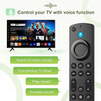 Replacement Voice Remote Control Fit for Fire Smart AMZ TV Stick(HD/Lite/4K Max/4K/Cube), FireSeries Stick(2nd Gen/3rd Gen), Smart TVs 3rd Gen, for All Omni QLED Series＆Insignia-Pioneer-Hisense-TCL