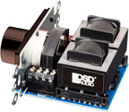OSD Audio 100W in Wall Volume Control Impedance Matching for Home Speakers, Rotary Knob Brown SVC100