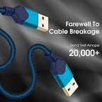 ROFICORD USB 3.0 Male to Male Cable, USB A to USB A High Speed Data Cord Compatible with Hard Disk Drive/Laptop Cooler/Set-top Box/DVD Player/TV/Camera and More (1 FT, Red)