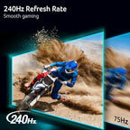 Acer Nitro 27 Inch WQHD 2560 x 1440 ZeroFrame Design IPS Gaming Monitor | AMD FreeSync Premium | Up to 240Hz Refresh | Up to 0.5ms | One Display Port 1.2 and Two HDMI 2.0 Ports | KG271U W3bmiipx