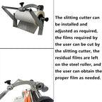 WYDDDARY 14.17"/360MM Electric Steel Roller Thermal Laminator with Slitting Cutter Hot Cold Roll Laminator Adjustable Temp 60-130℃ Electric Laminating Machine for Single/Double Sided Laminating 110V