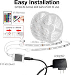 DAYBETTER 65.6ft WiFi Smart Led Lights Strip with Tuya App Control for Bedroom Decoration Work with Alexa and Google Assistant(2 Rolls of 32.8ft)