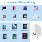 iPhone Fast Charger,[MFi Certified]2Packs 20W Dual Port PD/QC3.0 USB C Wall Charger with 6FT USB C to Lightning Cable Data Sync Cord For Apple iPhone 14 13 12 11 Pro Max X Xr Xs Max 8Plus, AirPods Pro
