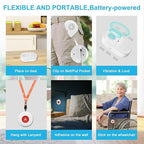 CallToU Caregiver Pager Call Button Elderly Wireless Call Button Vibration Pager Nurse Calling Alert System for Home Elderly Disabled Patient 1 Transmitters 1 Receiver
