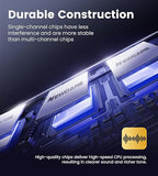 NEWCAER Digital Optical Splitter 1 in 2 Out,SPDIF Toslink Digital Optical Audio Cable Splitter 1x2 Support LPCM2.0 Doldy Digital & DTS 5.1 for Xbox,PS4,PS5,DVD,TV Box,Home Theatre, Receiver,Sound Bar