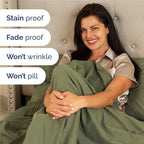 Split King Size 5 Piece Sheet Set - Comfy Breathable & Cooling Bed Sheets Set - Hotel Luxury Bedding for Women, Men, Kids, Teens, Boys & Girls - Deep Pockets and Wrinkle Free - Oeko-Tex - Sage Green