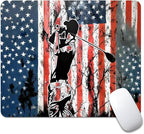 Golf Flag Square Mouse pad, Texture, Waterproof, Anti Slip Rubber Base, Computer Mouse pad, Laptop Mouse pad