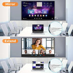 Wireless HDMI Transmitter and Receiver 328FT/100M, 2.4G+5G Plug & Play Wireless HDMI Extender Kit 4K Decode for Video and Audio to Monitor from Laptop