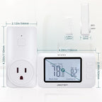 DIGITEN Wireless Thermostat WTC100 Pro Temperature Controller for Cooling & Heating, Remote Controlled Outlet, Easy-to-Use and Non-Programmable Plug in Thermostats for Home