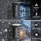 2 Pack Doorbell Rain Cover, Steel Doorbell Cover Weatherproof, Doorbell Cover with Anti-Glare Sun Shade Protection, Compatible for Blink/Ring Pro2/Arlo/Wyze/Google Nest/Reolink Video Doorbell
