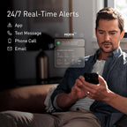 Moen Flo Smart Water Monitor and Automatic Shutoff Sensor, Wi-Fi Connected Water Leak Detector for 1-Inch Diameter Pipe, 900-006
