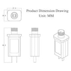 4.5V 1A LED Controller LED Transformer Class 2 Power Supply, IP44 Waterproof Low Voltage Transformer US Plug for Christmas Light, String Light