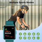 LIVIKEY Fitness Tracker Watch with Heart Rate Monitor, Activity Tracker with Pedometer, Sleep Monitor, Calories & Step Counter, IP68 Waterproof Smart Watches for Women Men Fitness Watch for Sports