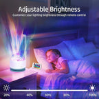 Northern Lights Projector, Rechargeable 16 Color Aurora Night Light Projector Mood Lighting with Dimmable & Remote Control for Bedroom Kids Teen Girl Gift Room Decor