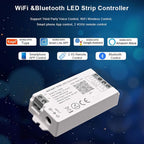 TUNICHX RGB SMD FCOB LED Strip 2.4 GHz WiFi Group Controller Alexa Google Home Smartphone APP Control Compatible with WR01RF LM096 FUT095 FUT096 B3 T3 Mi-Boxer/Mi-Light（RF Remote Does not Included