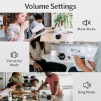 Productivity Timer Flip Gravity Sensor Cube Timer Countdown & Countup,Mute & Vibrate & Sound，5/10/30/60min & Custom Timing, Perfect for ADHD,Work,Learning,Kitchen Cooking (2, Black Hexagon)
