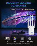 2026 WiFi Extender Internet Booster, 10000 Sq.ft Long Range Repeater Wireless Routers Amplifier, Mesh Wi-Fi 80% Faster | Broader Than Ever, Support More Network Devices at Home, 1-Tap Setup