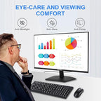 SANSUI Monitor 24 Inch 100Hz PC Monitor, HDMI VGA Ports VESA Mount, FHD Computer Monitor Ultra-Slim Ergonomic Tilt Eye Care for Home Office (ES-24F2, HDMI Cable Included)