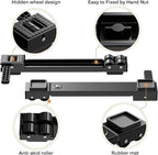 KVRG Appliance Rollers Heavy Duty,Newest Extendable Appliance Sliders,Liftable Washing Machine Base,Easily Move Washer and Dryer Machines,Refrigerators,Furniture-Black