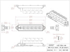 16Amp 300V 2x6 Position Pluggable Terminal Block Distribution Module. OONO D-1652GP