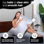 Silvery Silver Infused Bed Sheets Set - Award-Winning Self-Cooling Fabric with Self-Cleaning Silvery Technology™ That Stays Fresh 3X Longer for Hygienic Sleep (Gray, Queen)